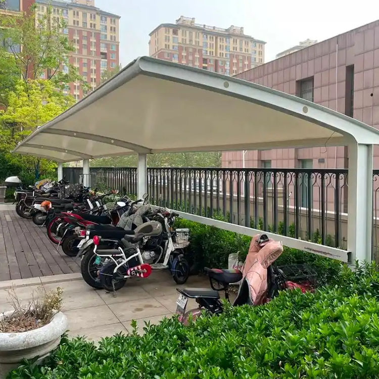 巨鹿县膜结构电动车棚